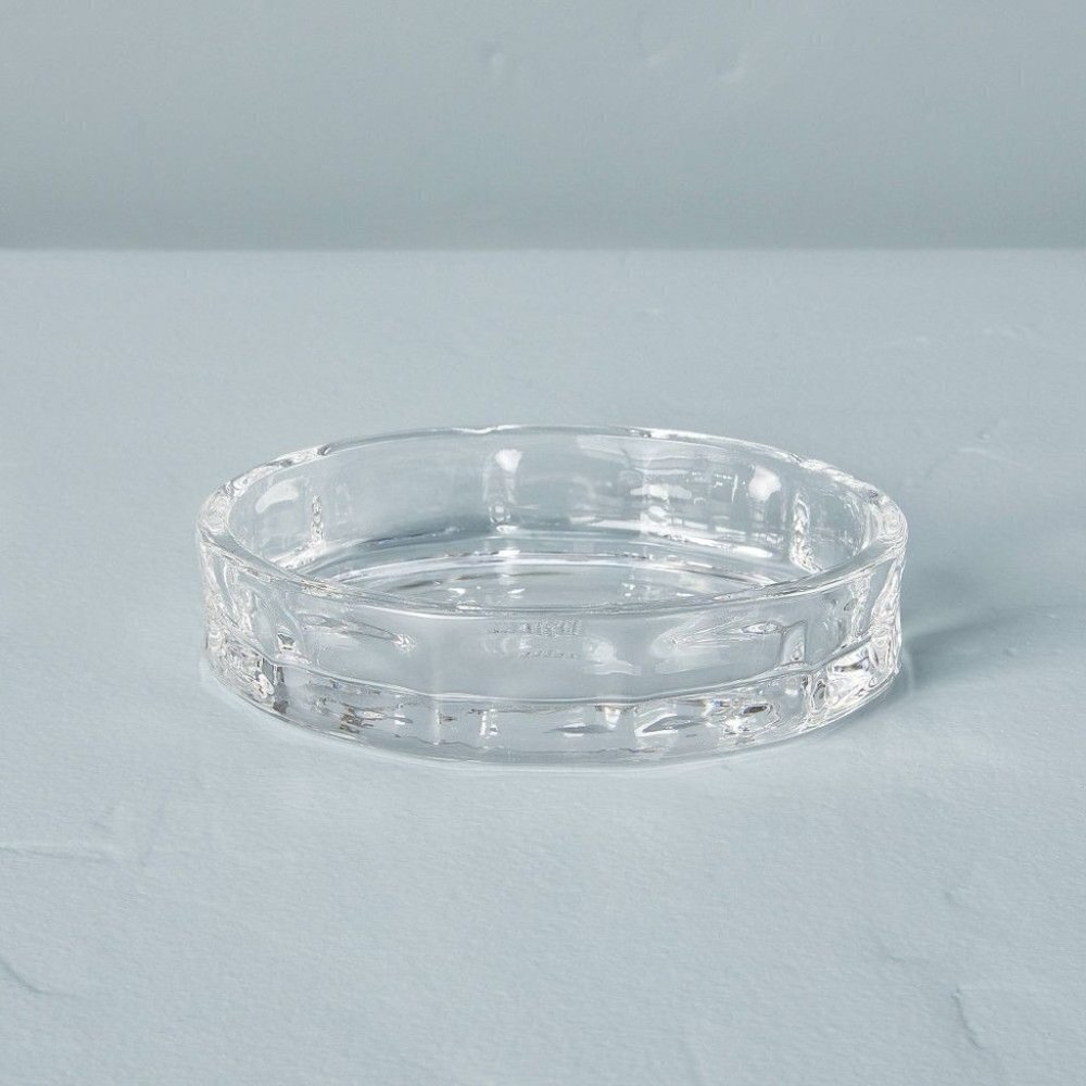 Sculpted Glass Soap Dish Clear - Hearth‎ & Hand Magnolia, Target